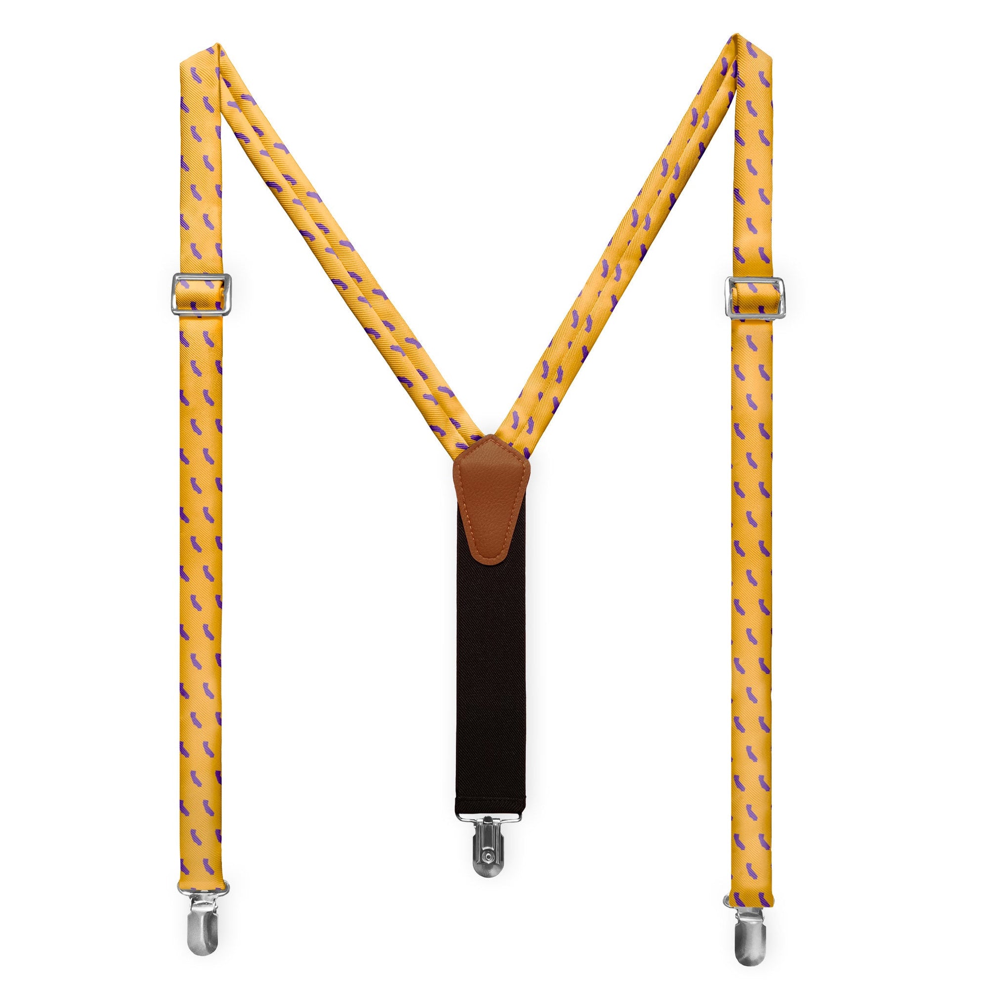 California State Outline Suspenders -  -  - Knotty Tie Co.