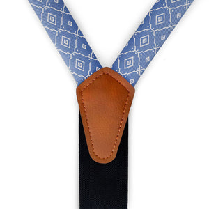 Ceramic Geometric Suspenders -  -  - Knotty Tie Co.