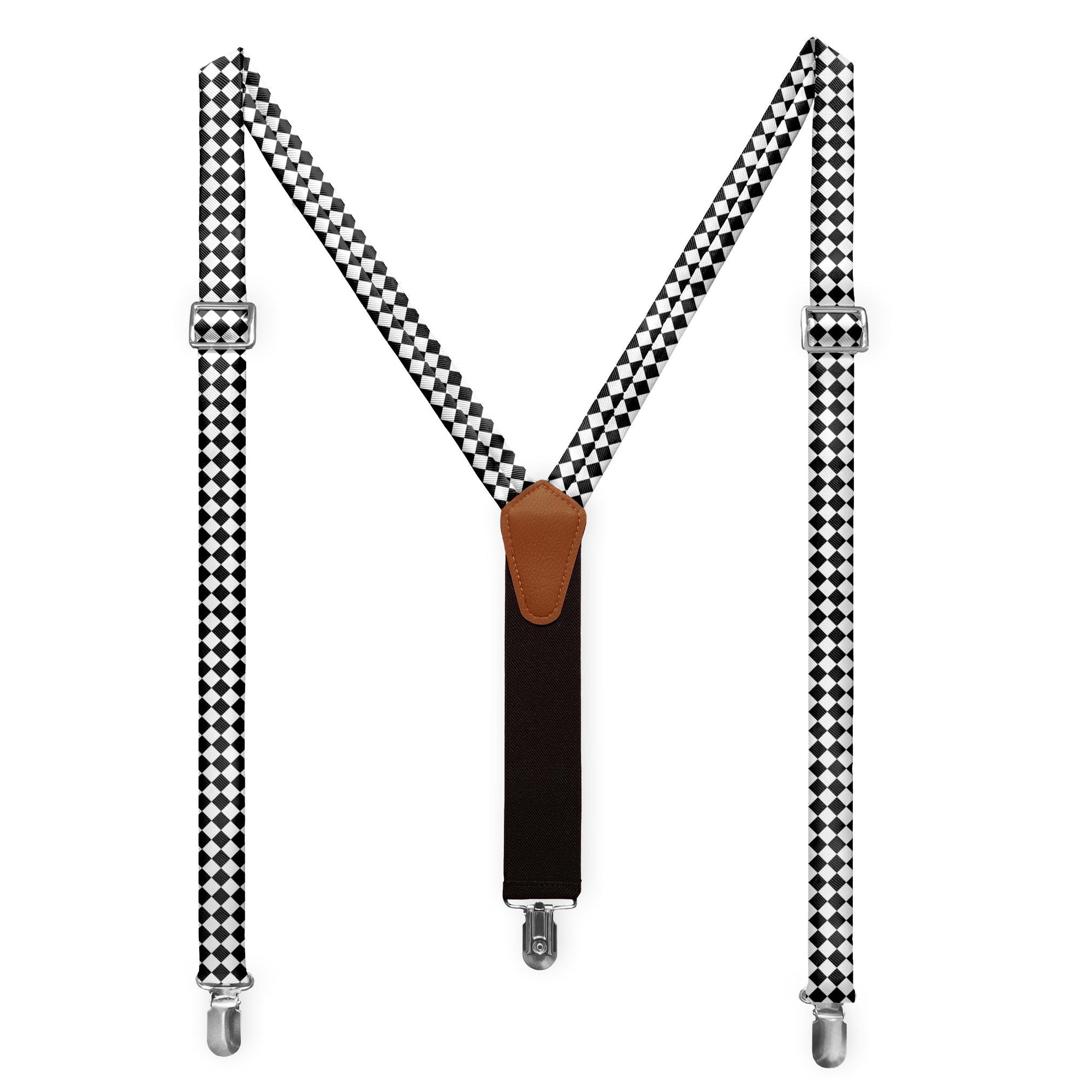 Checkered Tile Suspenders -  -  - Knotty Tie Co.