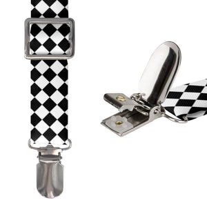 Checkered Tile Suspenders -  -  - Knotty Tie Co.