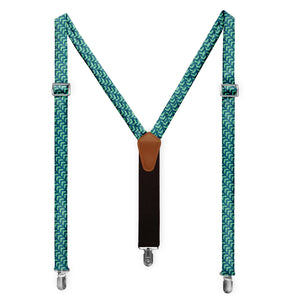 Chevron Geometric Suspenders -  -  - Knotty Tie Co.