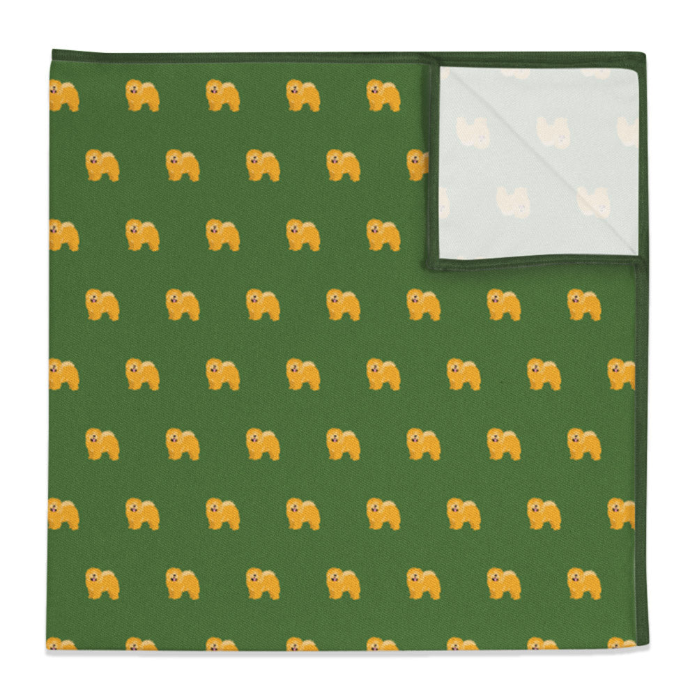 Chow Chow Pocket Square - 12" Square -  - Knotty Tie Co.