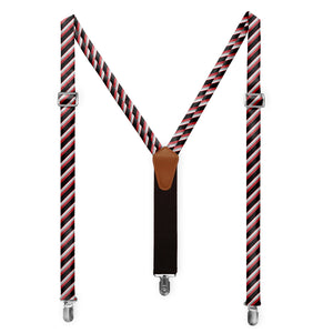 Clarke Stripe Suspenders -  -  - Knotty Tie Co.