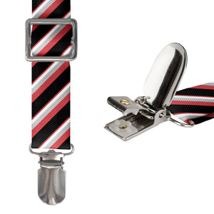 Clarke Stripe Suspenders -  -  - Knotty Tie Co.