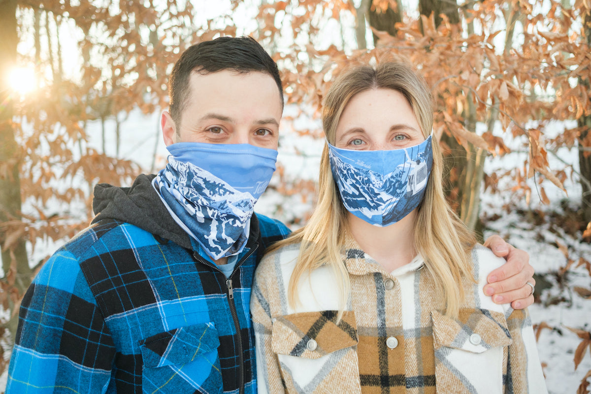 Telluride Abstract Neck Gaiter - Regular - Knotty Tie Co.