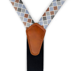 Crosshatch Plaid Suspenders -  -  - Knotty Tie Co.