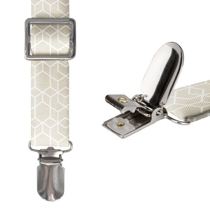 Crystalline Geometric Suspenders -  -  - Knotty Tie Co.