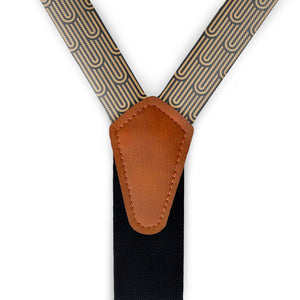 Deco Curves Suspenders -  -  - Knotty Tie Co.