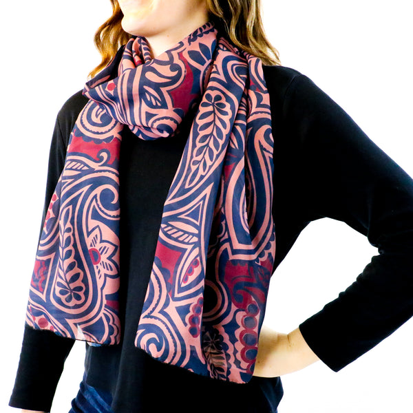 Rustica Paisley Rectangle Scarf - Knotty Tie Co.