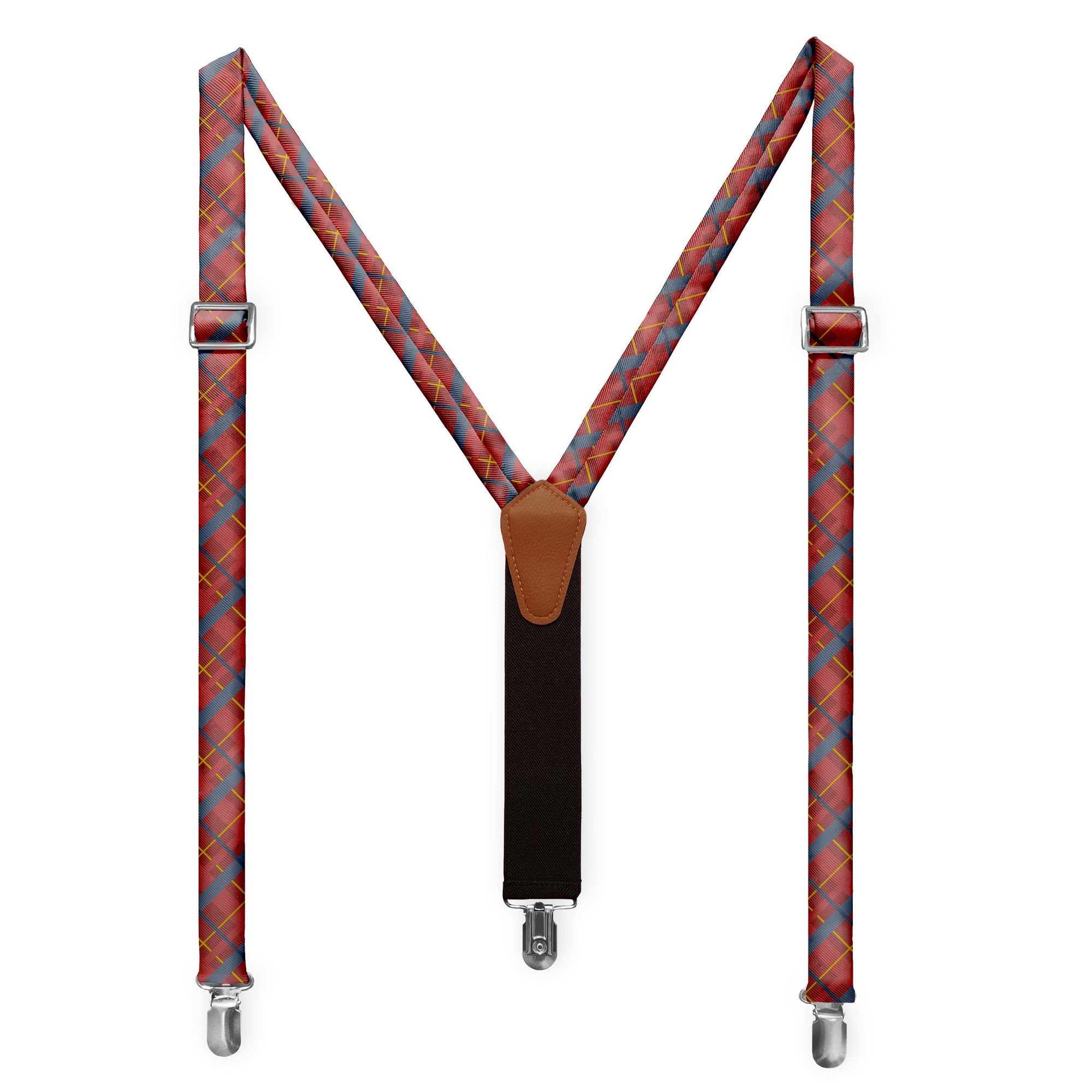 Finestra Plaid Suspenders -  -  - Knotty Tie Co.
