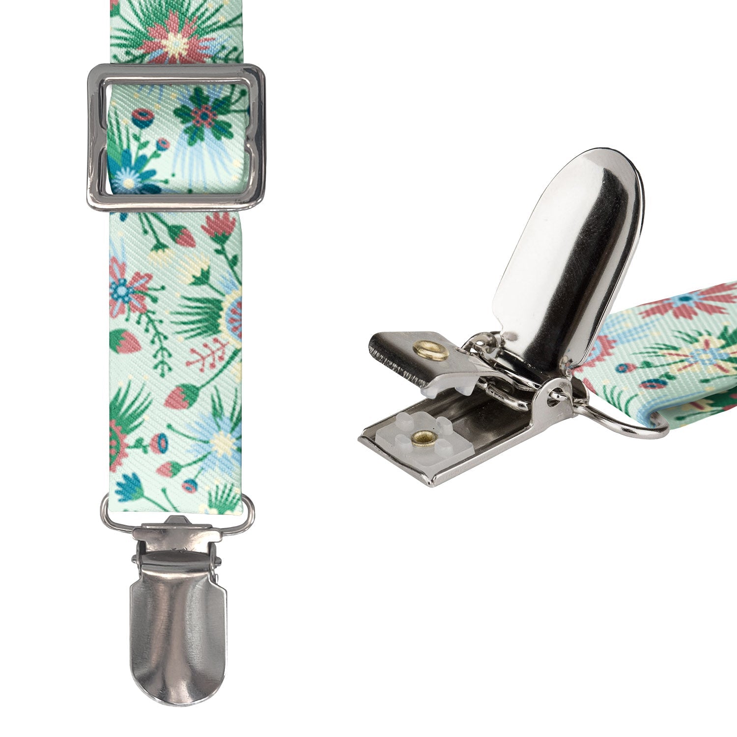 Freesia Floral Suspenders -  -  - Knotty Tie Co.