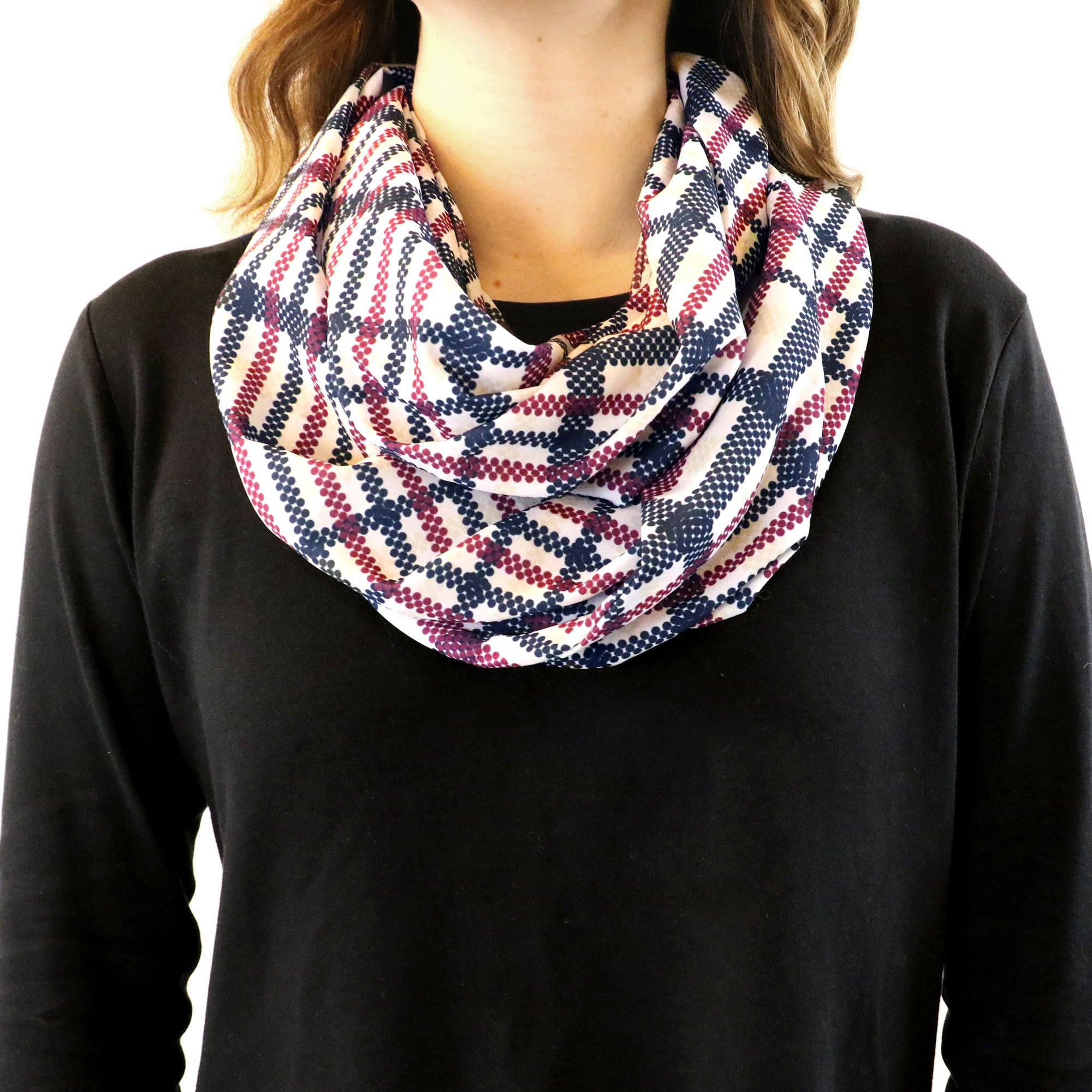 Potter Plaid Infinity Scarf -  -  - Knotty Tie Co.