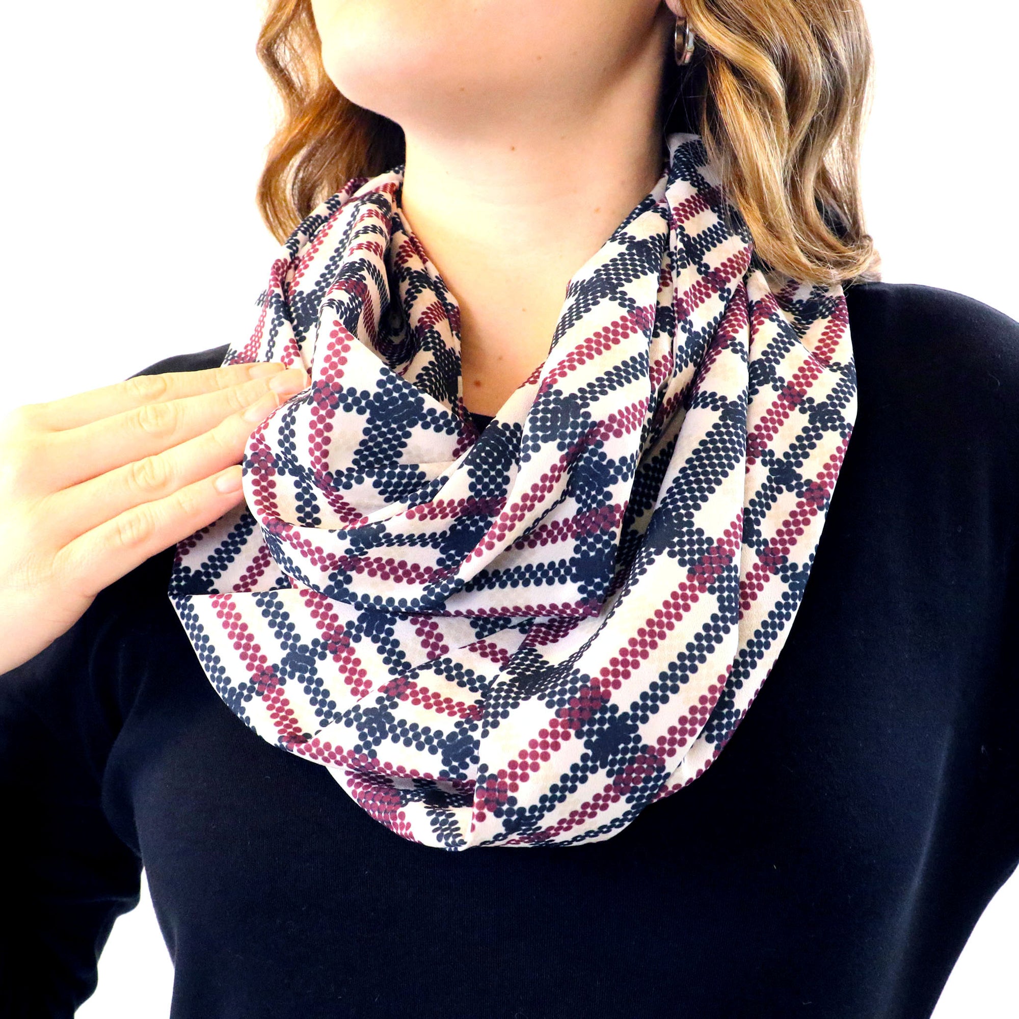 Potter Plaid Infinity Scarf -  -  - Knotty Tie Co.