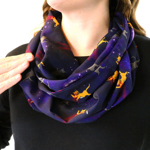 Laser Cats Infinity Scarf -  -  - Knotty Tie Co.