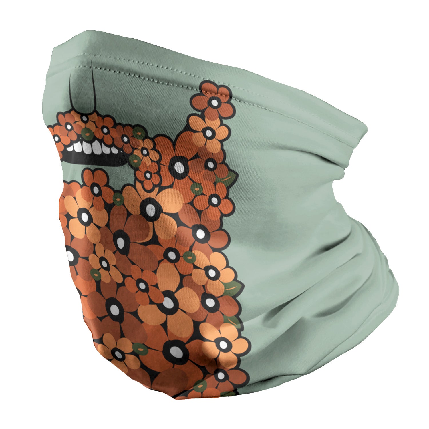 Floral Beard Neck Gaiter - Regular - Knotty Tie Co.