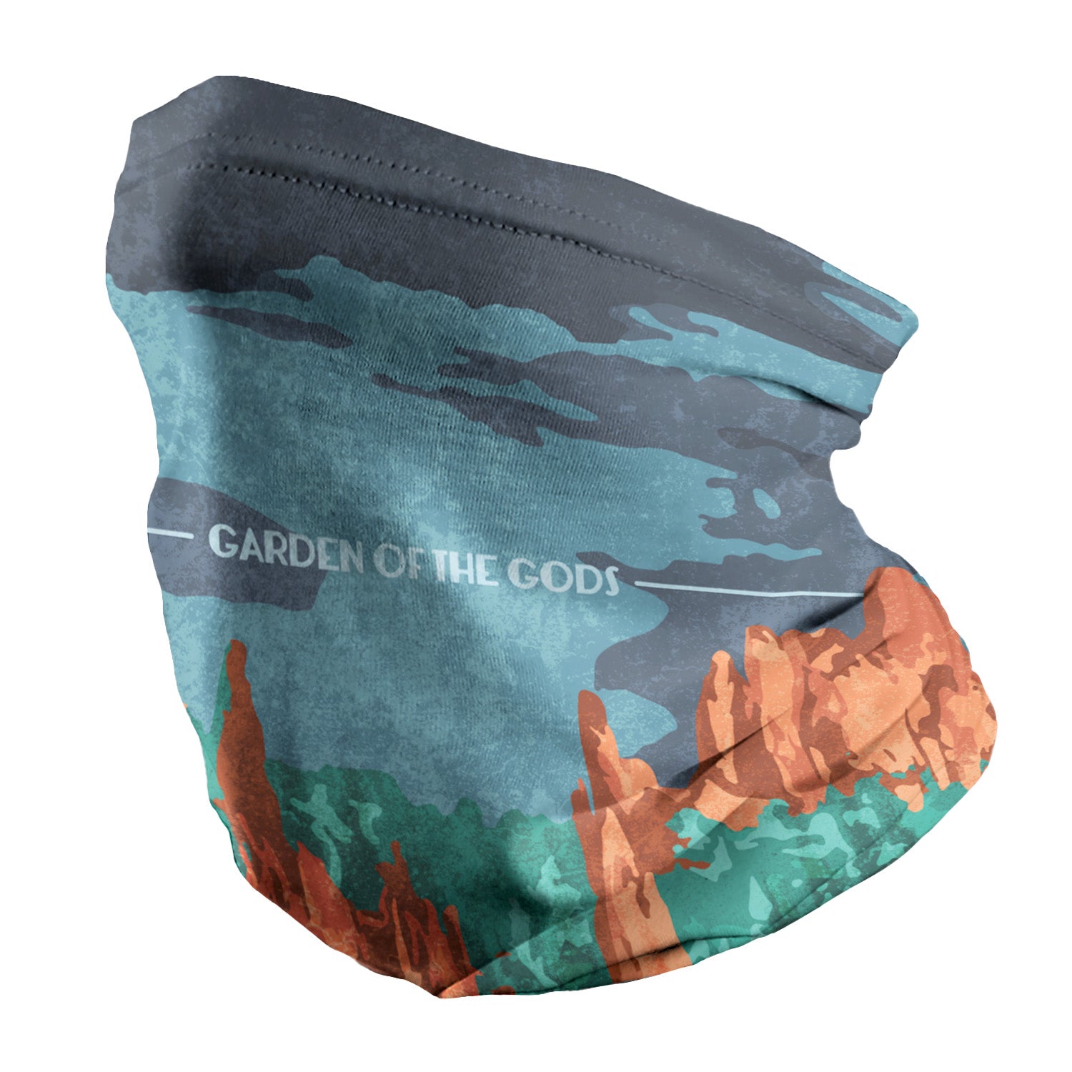 Garden of the Gods Abstract Neck Gaiter - Regular - Knotty Tie Co.