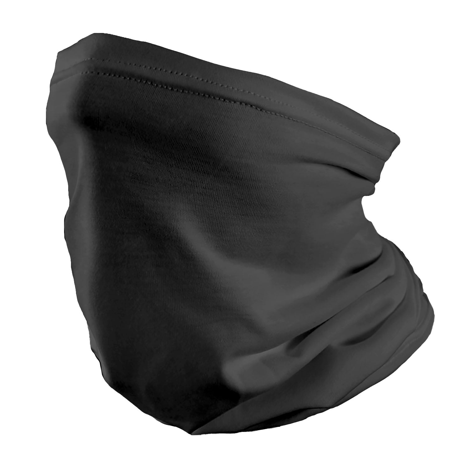Solid Black Neck Gaiter