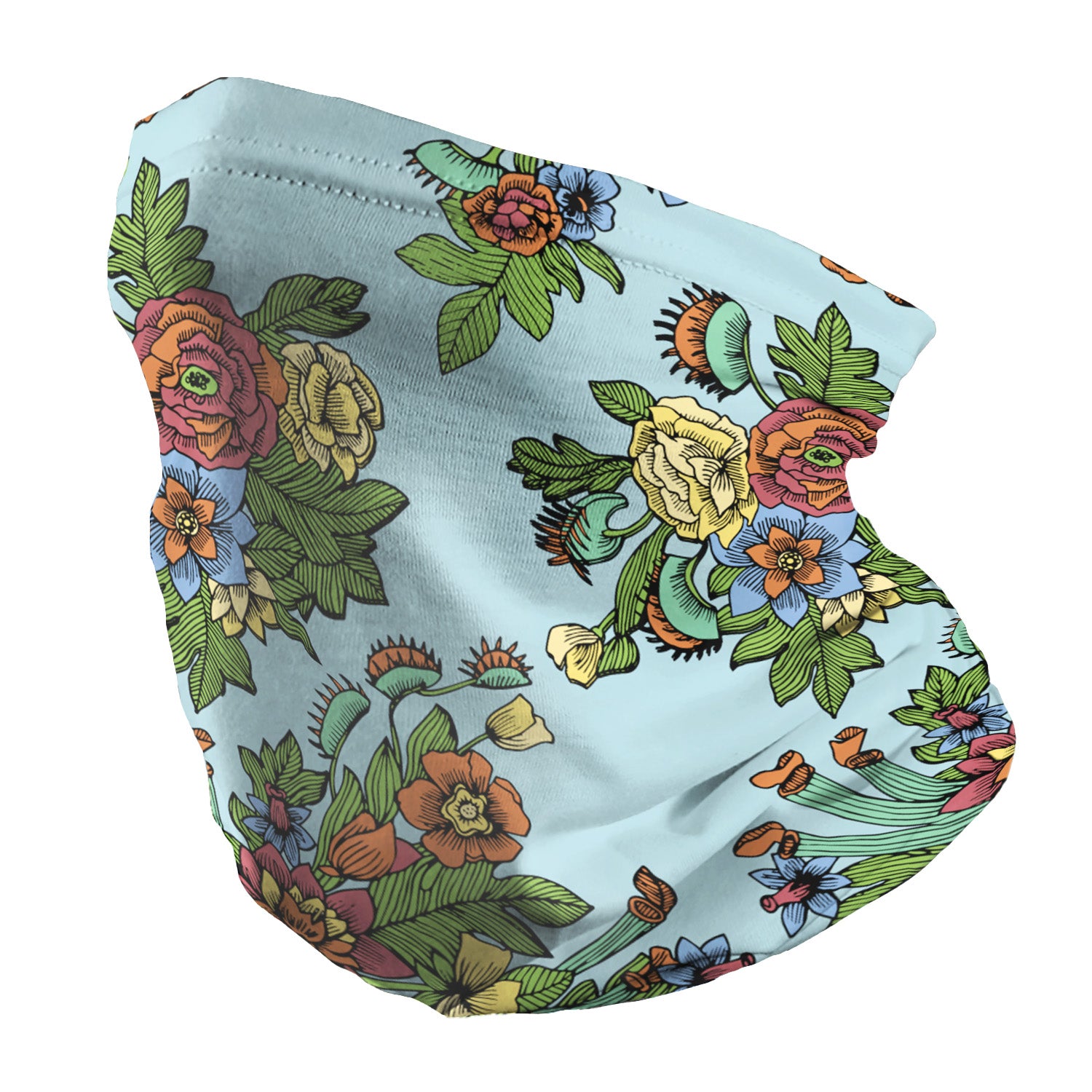 Tattoo Floral Neck Gaiter - Regular - Knotty Tie Co.