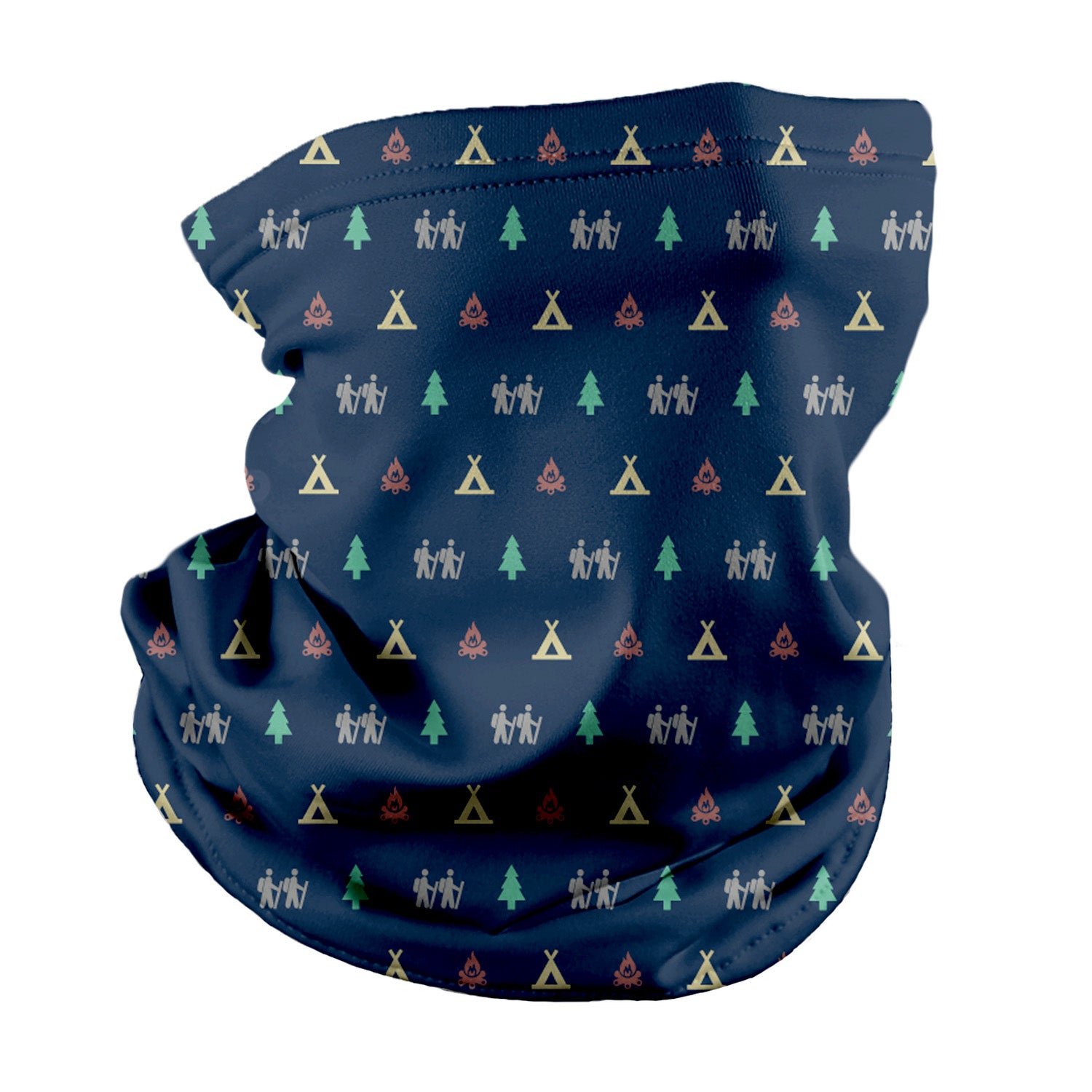 Camping with Friends Neck Gaiter - Regular -  - Knotty Tie Co.