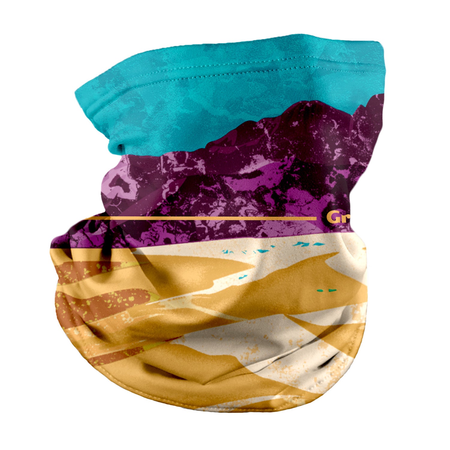 Great Sand Dunes National Park Abstract Neck Gaiter - Regular -  - Knotty Tie Co.