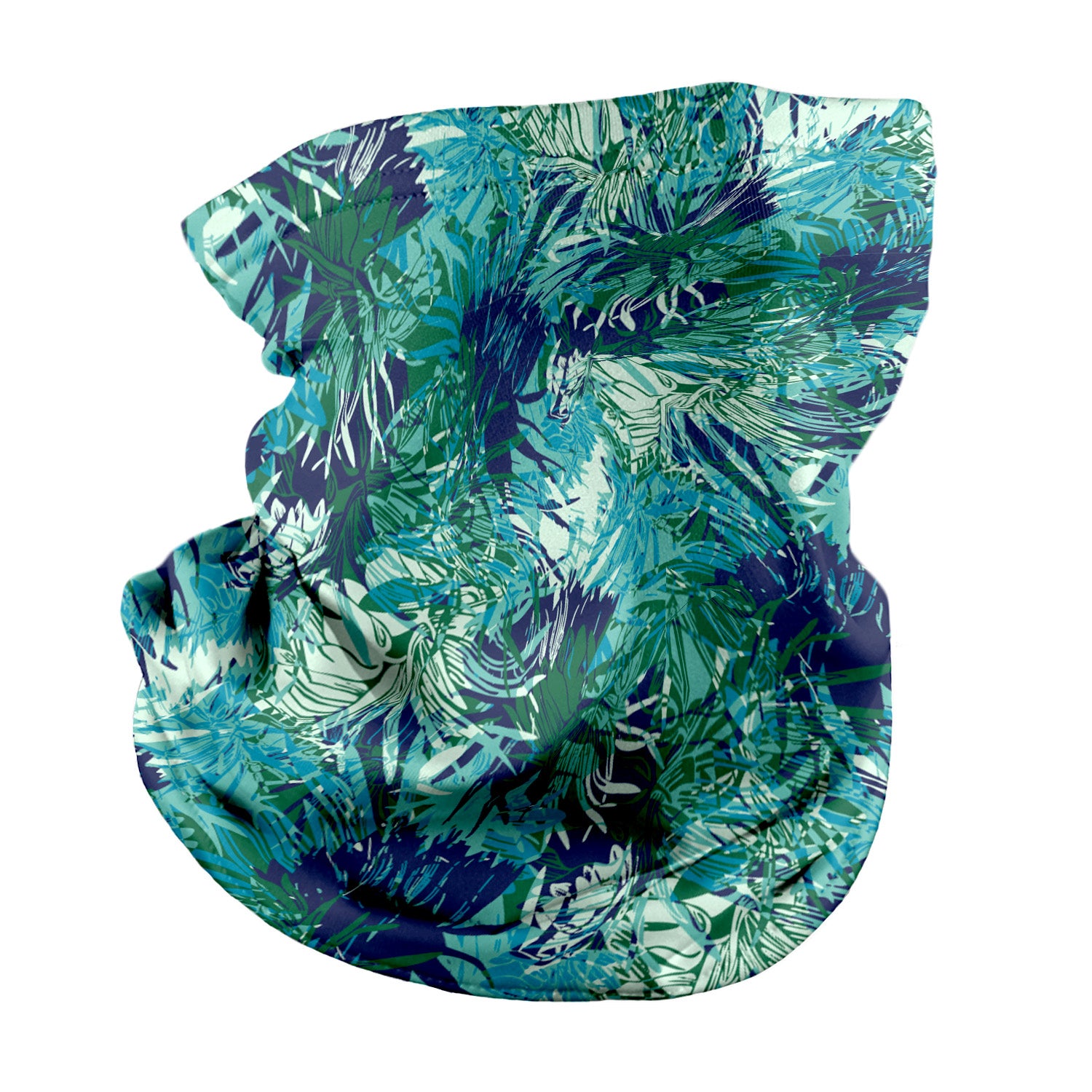 Tropics Floral Neck Gaiter - Regular - Knotty Tie Co.