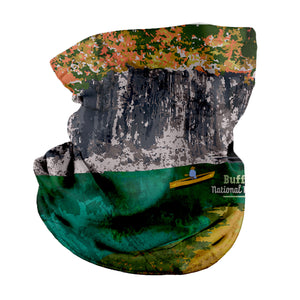 Buffalo National River Abstract Neck Gaiter - Regular -  - Knotty Tie Co.