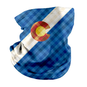 Colorado Gingham Neck Gaiter - Regular -  - Knotty Tie Co.