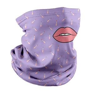 Lip Gloss is Poppin Neck Gaiter - Regular -  - Knotty Tie Co.