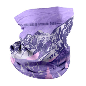 Rocky Mountain National Park Abstract Neck Gaiter - Regular -  - Knotty Tie Co.