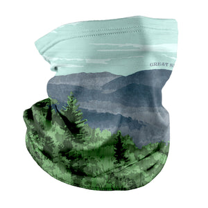 Great Smoky Mountains National Park Abstract Neck Gaiter - Regular -  - Knotty Tie Co.