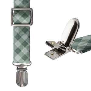 Gingham Plaid Suspenders -  -  - Knotty Tie Co.