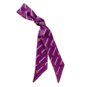 Sample Custom Scarf - Crepe de Chine - Hair Scarf -  - Knotty Tie Co.