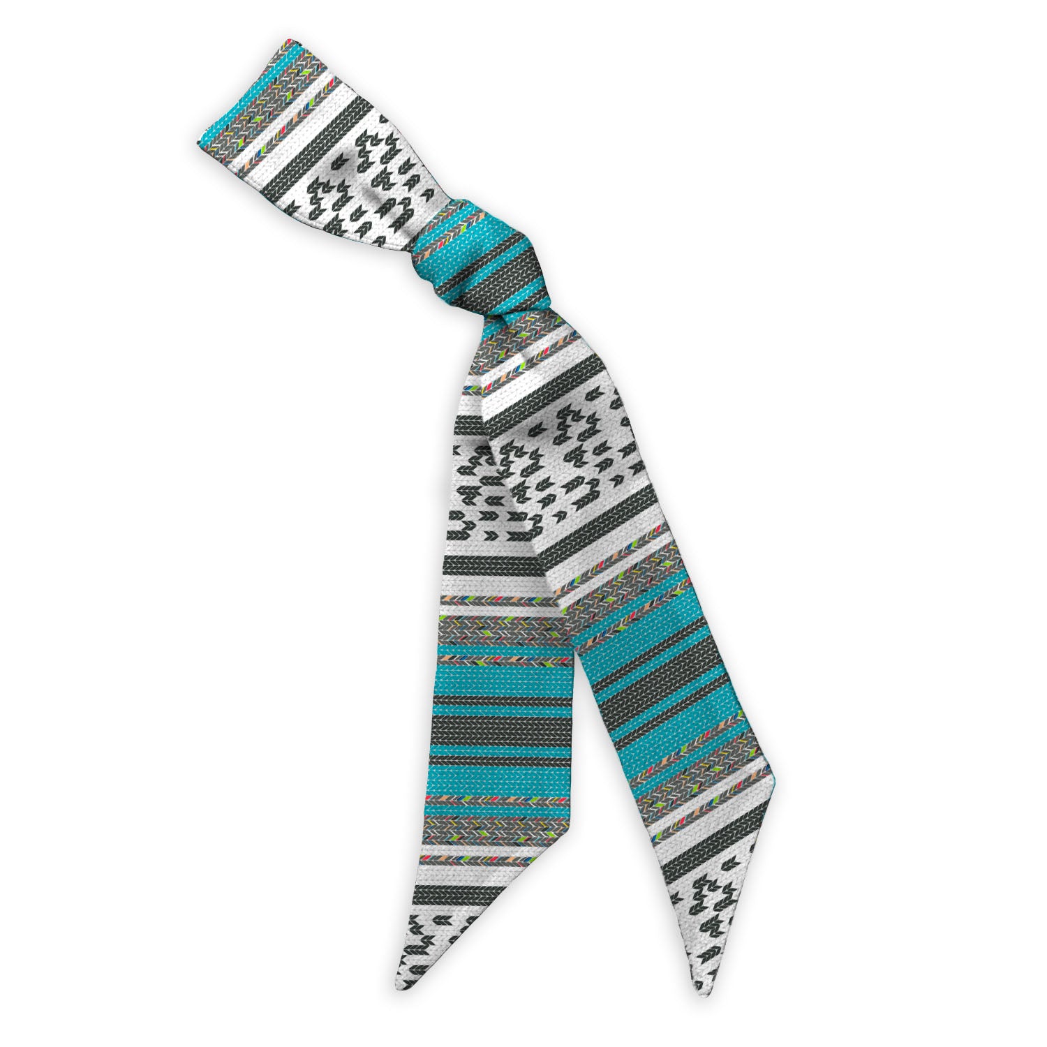 Serape Hair Scarf - 1.75" x 34.25" - Knotty Tie Co.