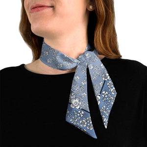 Zak Floral Stripe Hair Scarf -  -  - Knotty Tie Co.