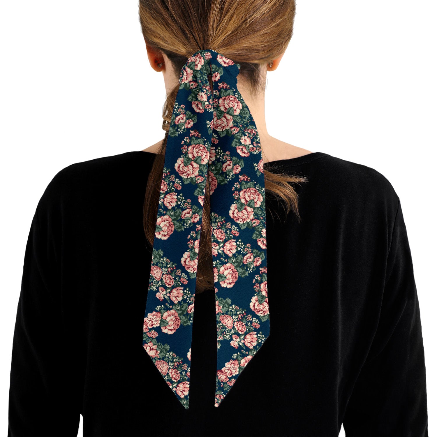 Allison Floral Hair Scarf -  -  - Knotty Tie Co.