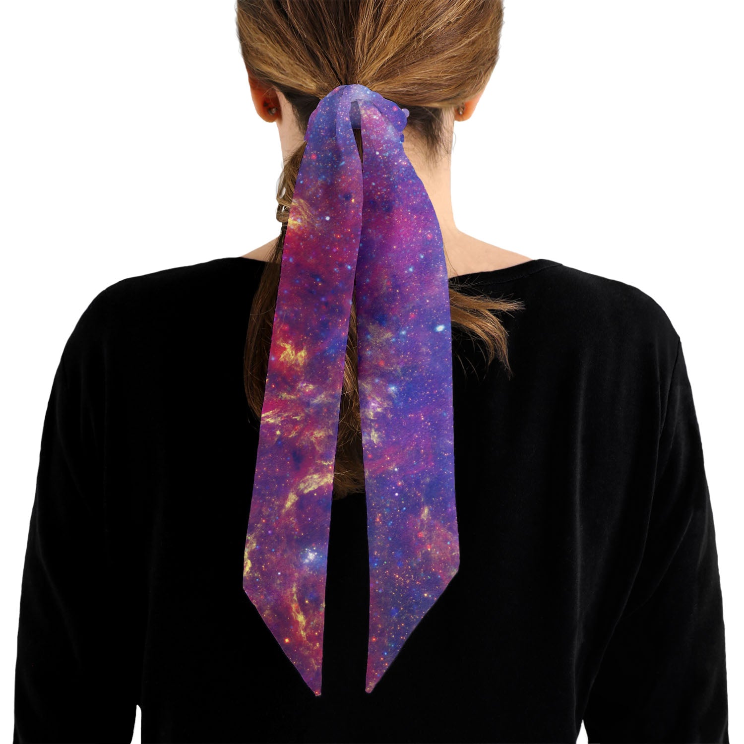 Milky Way Hair Scarf - 1.75" x 34.25" - Knotty Tie Co.