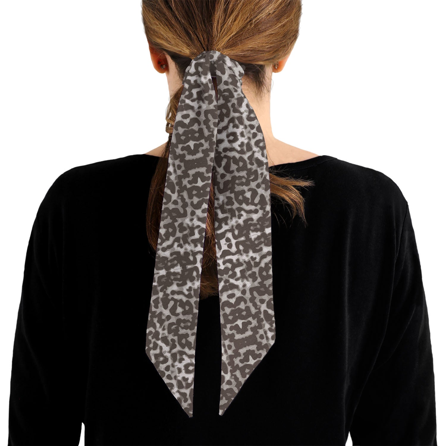 Tortoise Shell Hair Scarf -  -  - Knotty Tie Co.