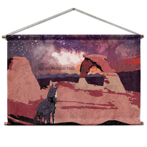 Arches National Park Abstract Landscape Wall Hanging - Walnut -  - Knotty Tie Co.