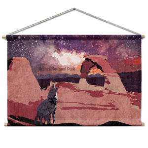 Arches National Park Abstract Landscape Wall Hanging - Natural -  - Knotty Tie Co.
