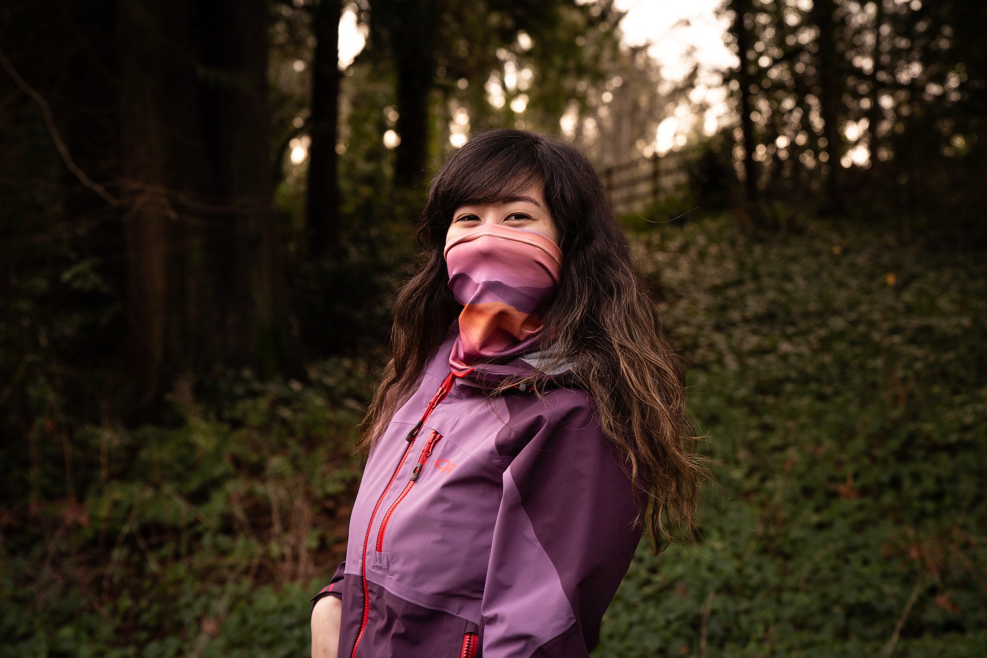 Mountain Sunset Neck Gaiter - Knotty Tie Co.