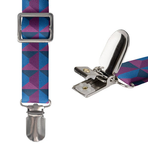 Illusion Geometric Suspenders -  -  - Knotty Tie Co.