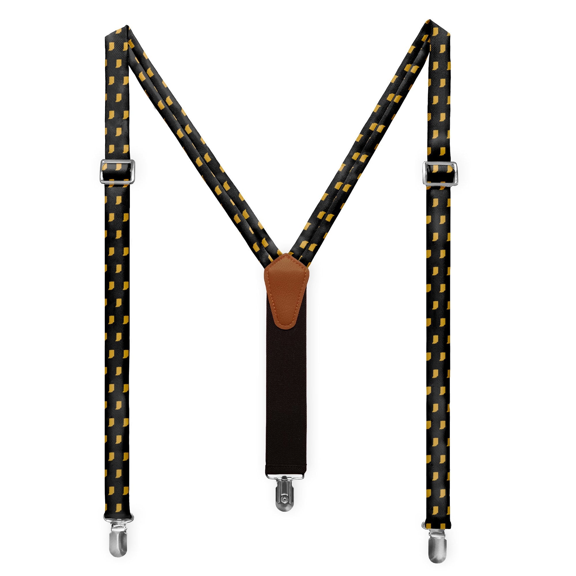 Indiana State Outline Suspenders -  -  - Knotty Tie Co.