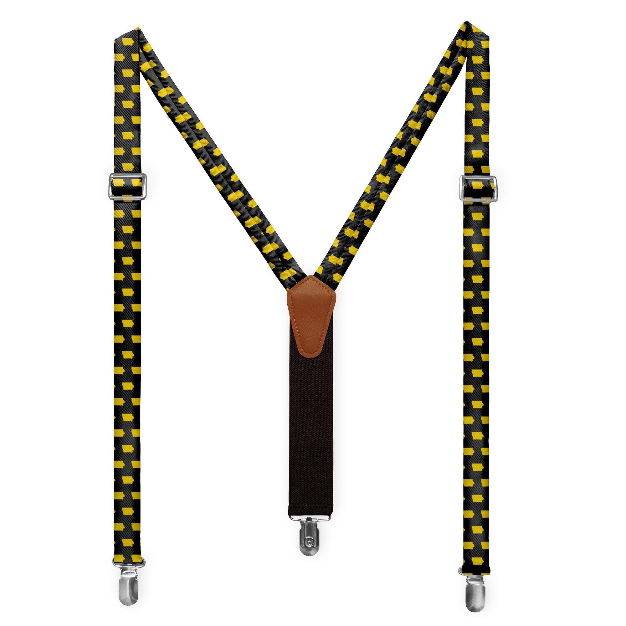 Iowa State Outline Suspenders -  -  - Knotty Tie Co.