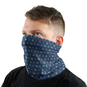 Camping With Friends Neck Gaiter -  -  - Knotty Tie Co.