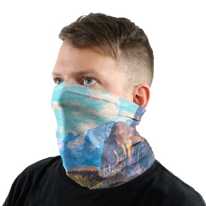 Yosemite National Park Abstract Neck Gaiter -  -  - Knotty Tie Co.