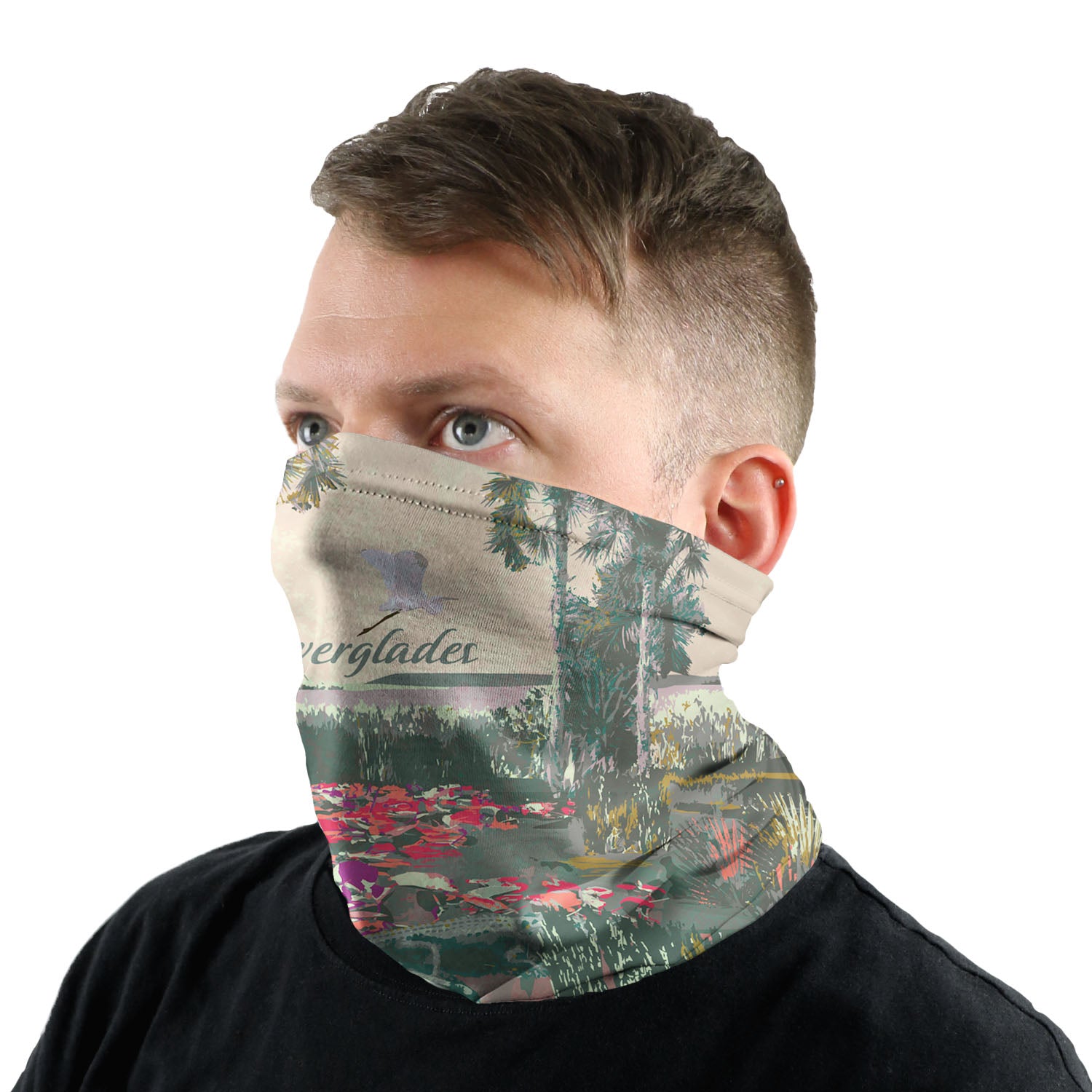 Everglades National Park Abstract Neck Gaiter -  -  - Knotty Tie Co.