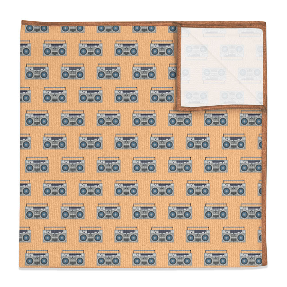 Boombox Pocket Square - 12" Square -  - Knotty Tie Co.