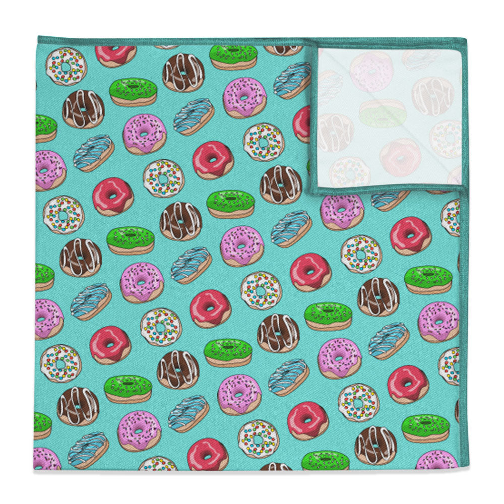 Donuts Pocket Square - 12" Square -  - Knotty Tie Co.