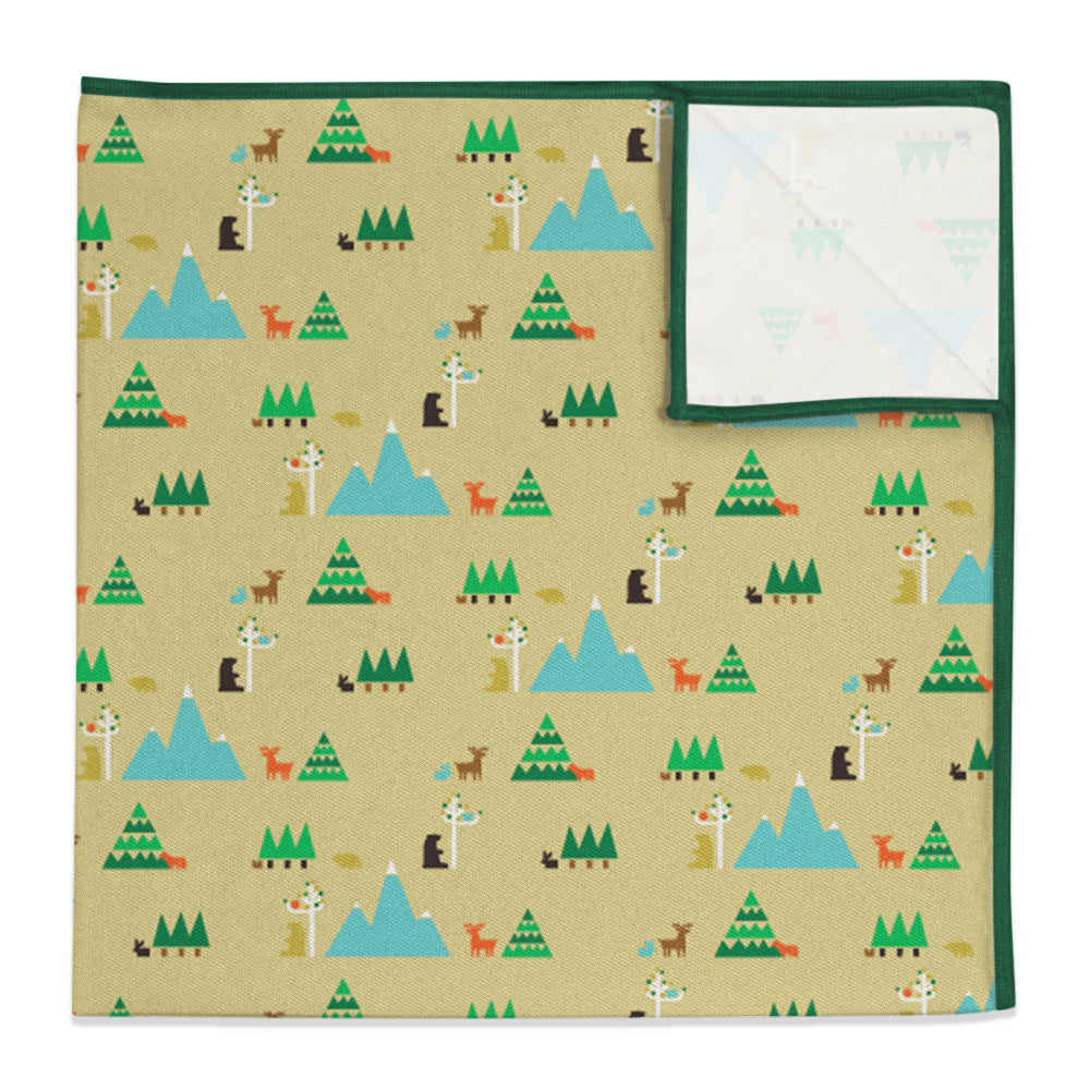Forest Pocket Square - 12" Square -  - Knotty Tie Co.