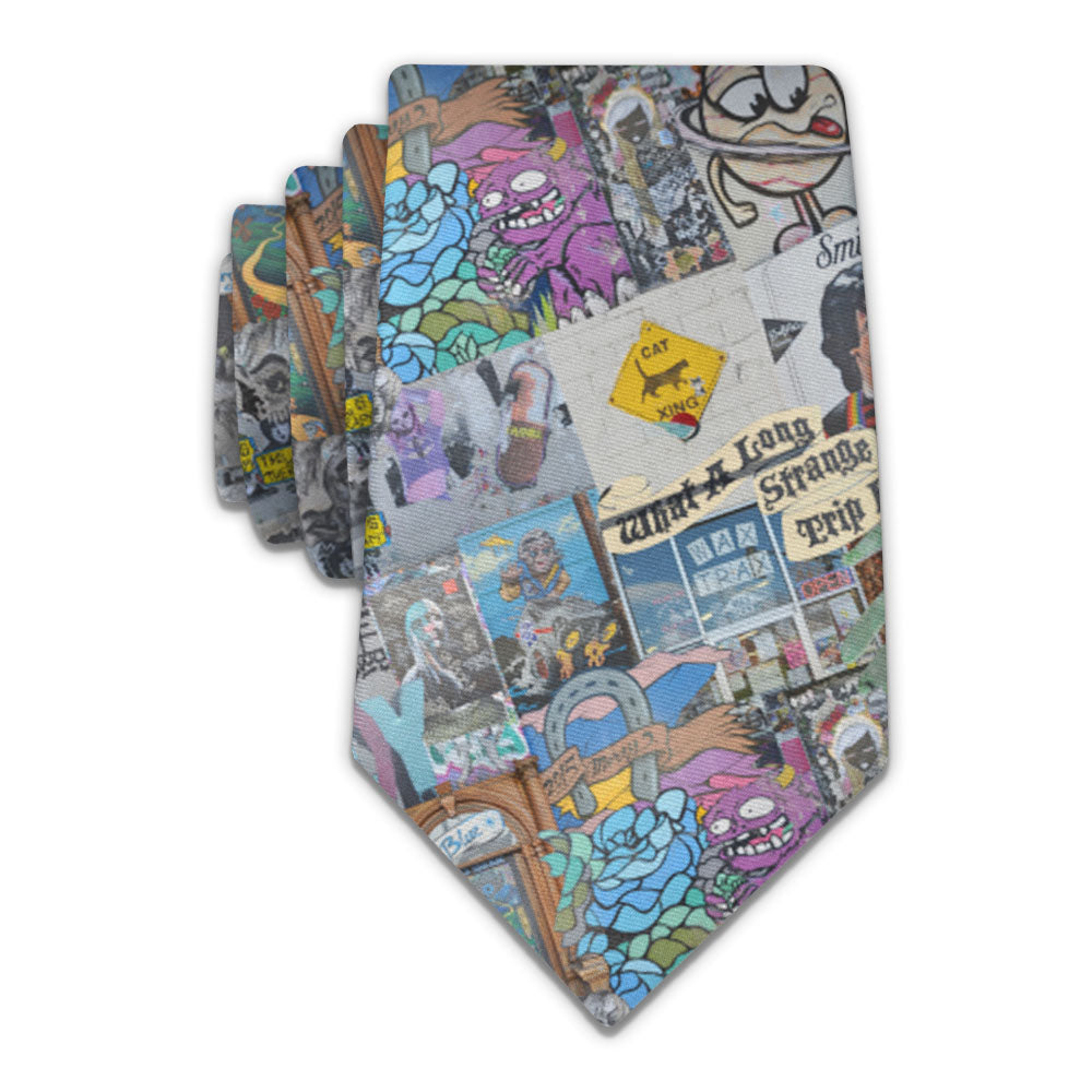 Cap Hill Street Art Necktie - Knotty 2.75" -  - Knotty Tie Co.